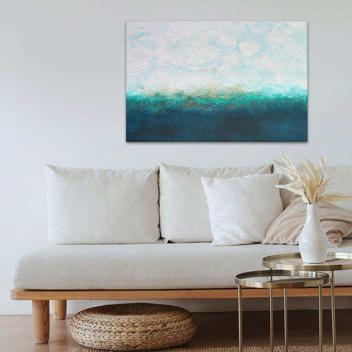 'Swept Away By Clouds' Wrapped Canvas Wall Art