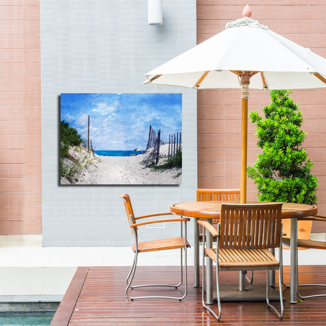 Ready2HangArt Indoor/Outdoor Wall Décor 'Beach Days' in ArtPlexi by NXN Designs