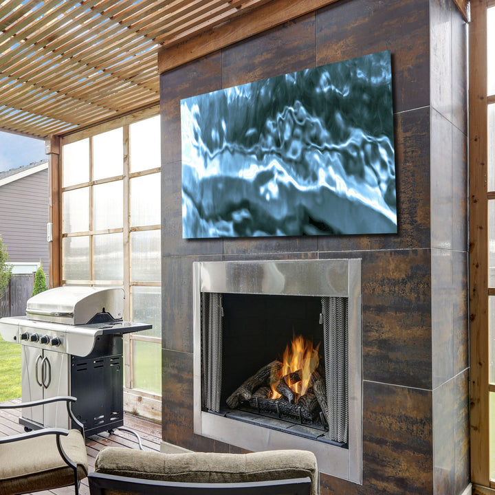 Ready2HangArt Indoor/Outdoor Wall Décor 'Blue Tranquility' in ArtPlexi by NXN Designs