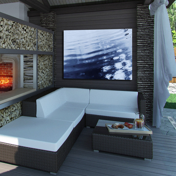 Ready2HangArt Indoor/Outdoor Wall Décor 'Blue Tranquility II' in ArtPlexi by NXN Designs
