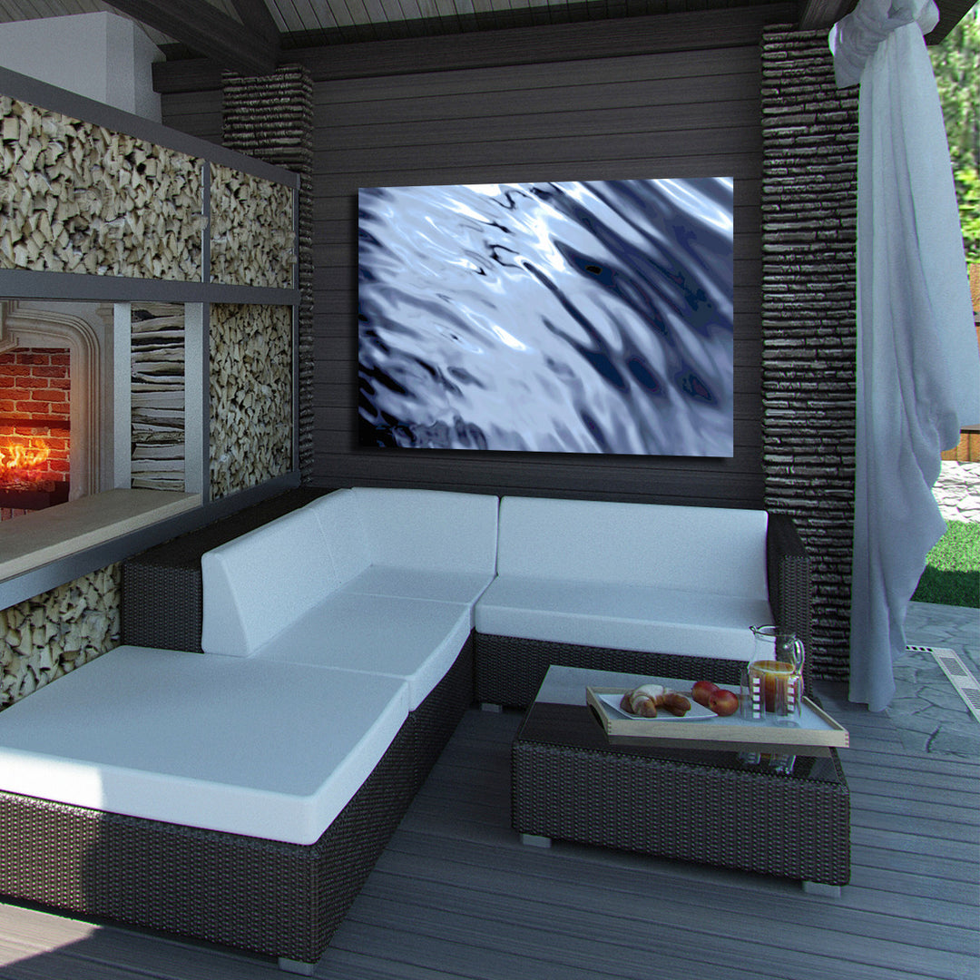Ready2HangArt Indoor/Outdoor Wall Décor 'Blue Tranquility V' in ArtPlexi by NXN Designs