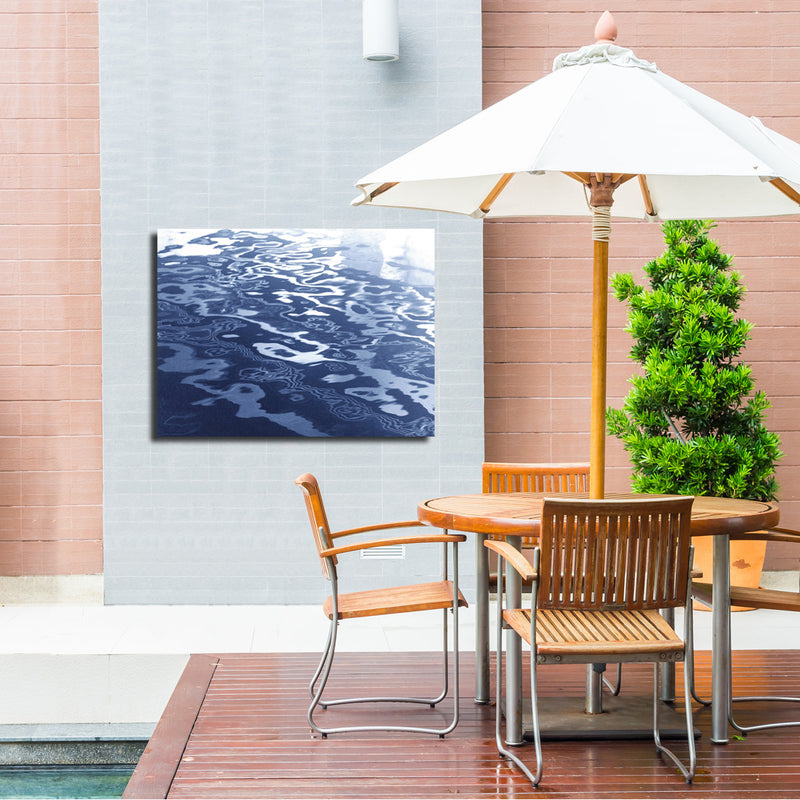 Ready2HangArt Indoor/Outdoor Wall Décor 'Blue Tranquility VIII' in ArtPlexi by NXN Designs