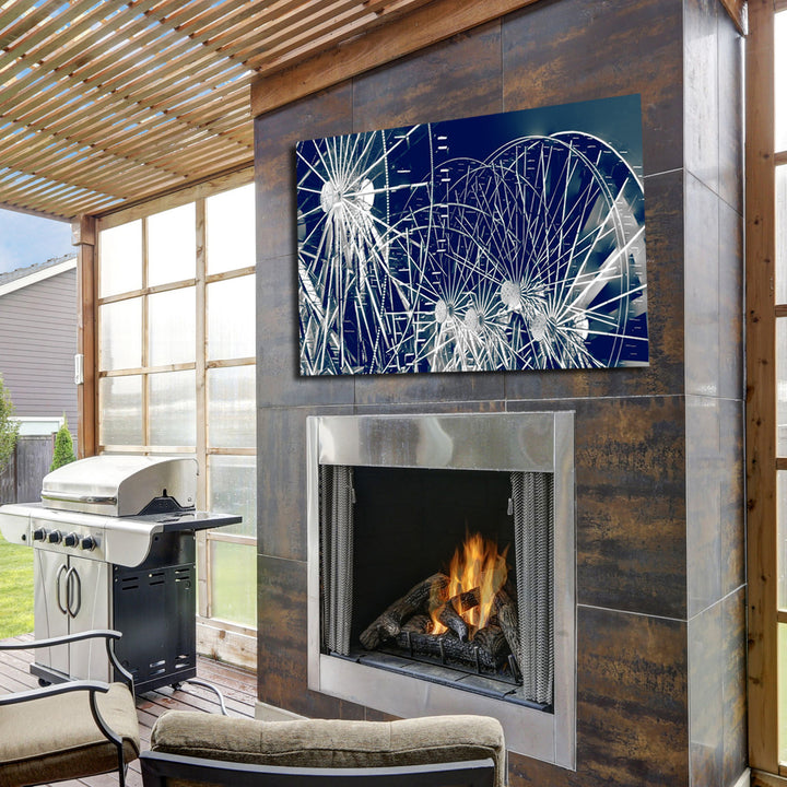 Ready2HangArt Indoor/Outdoor Wall Décor 'Fun House' in ArtPlexi by NXN Designs