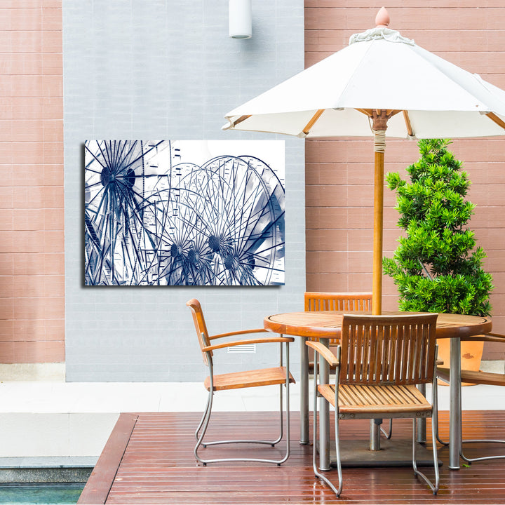 Ready2HangArt Indoor/Outdoor Wall Décor 'Fun House II' in ArtPlexi by NXN Designs
