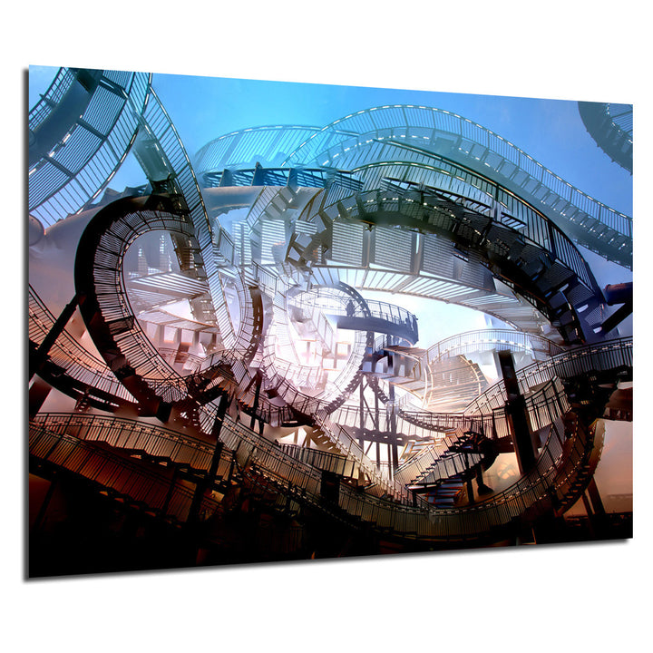 Ready2HangArt Indoor/Outdoor Wall Décor 'Mad House' in ArtPlexi by NXN Designs