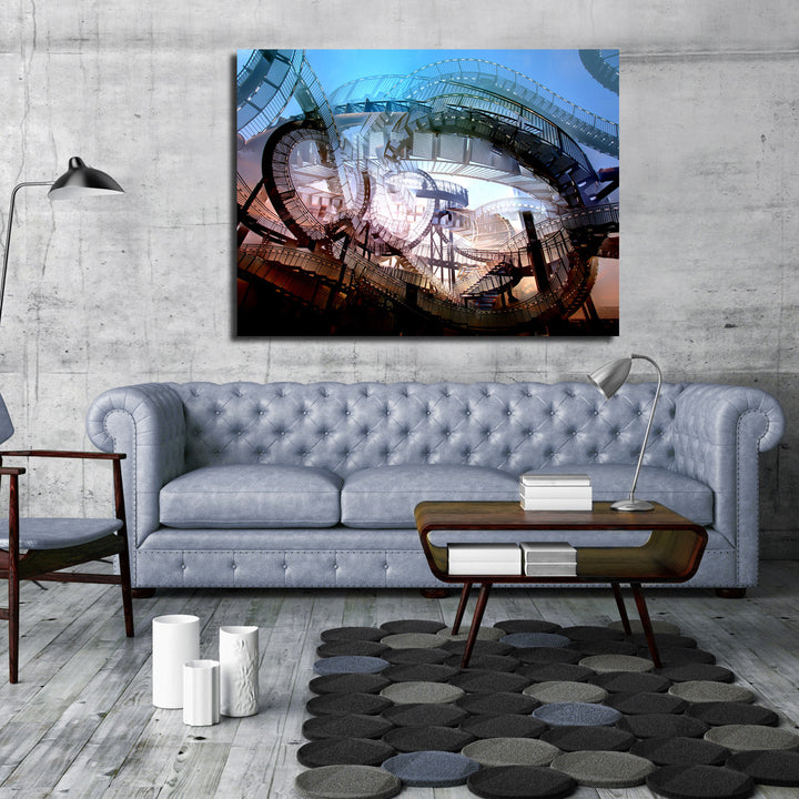 Ready2HangArt Indoor/Outdoor Wall Décor 'Mad House' in ArtPlexi by NXN Designs