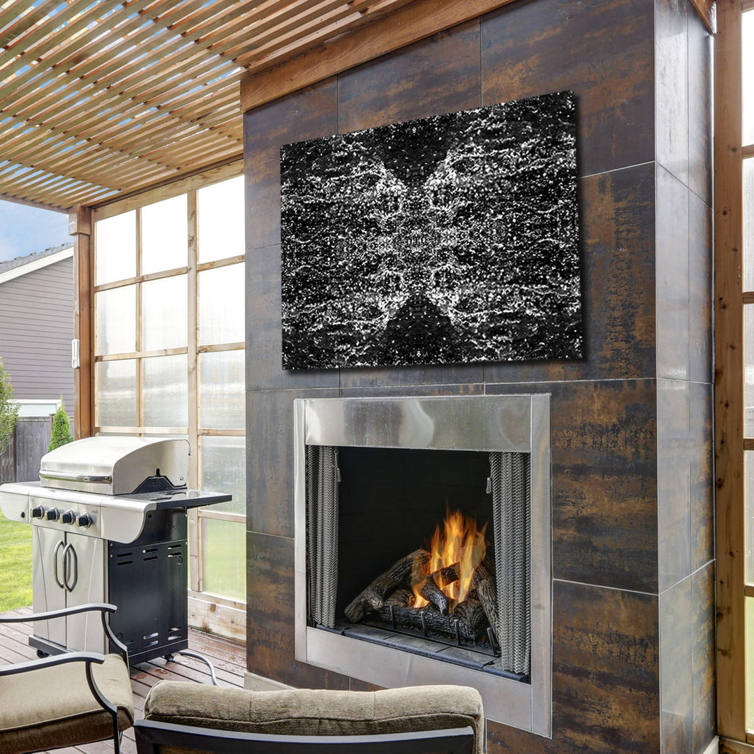Ready2HangArt Indoor/Outdoor Wall Décor 'Dark Splashes' in ArtPlexi by NXN Designs