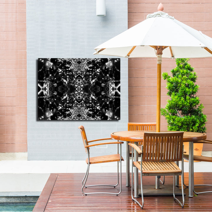 Ready2HangArt Indoor/Outdoor Wall Décor 'Dark Splashes II' in ArtPlexi by NXN Designs