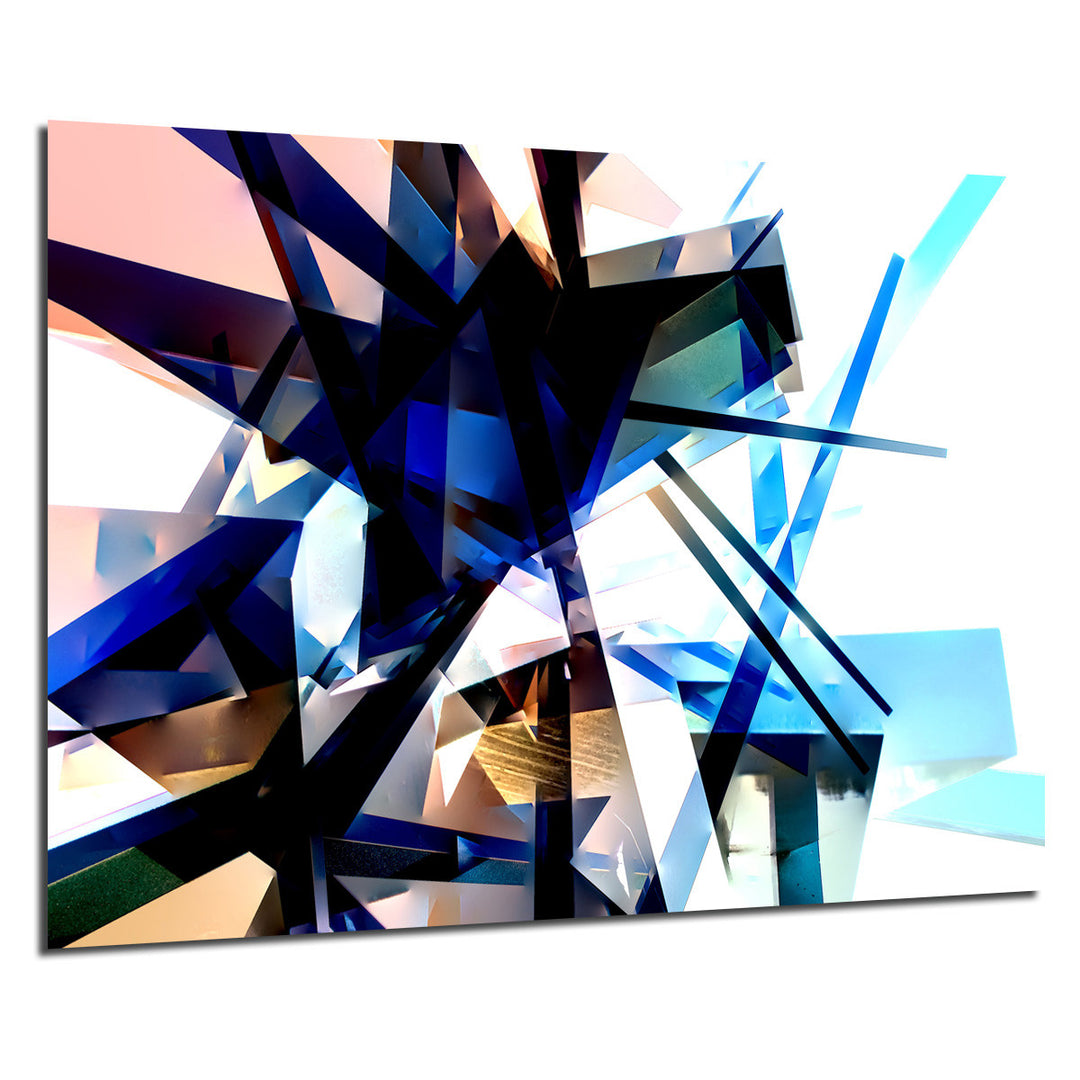 Ready2HangArt Indoor/Outdoor Wall Décor 'Vibrant Geo' in ArtPlexi by NXN Designs