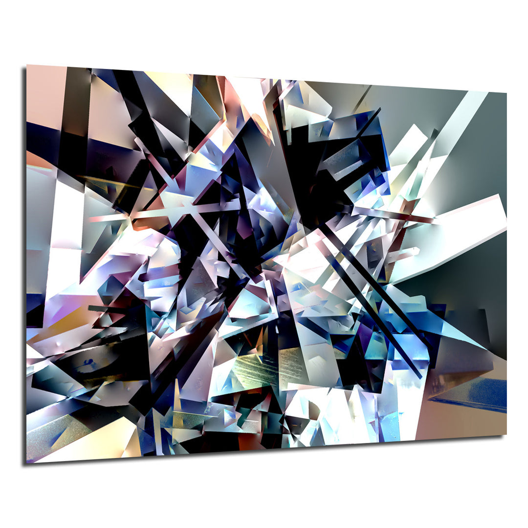 Ready2HangArt Indoor/Outdoor Wall Décor 'Vibrant Geo III' in ArtPlexi by NXN Designs