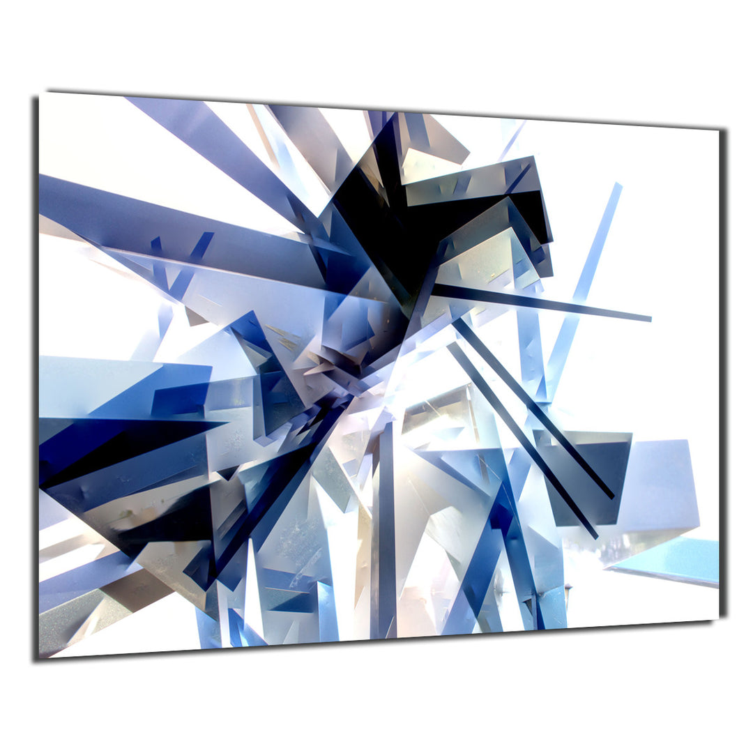 Ready2HangArt Indoor/Outdoor Wall Décor 'Vibrant Geo IV' in ArtPlexi by NXN Designs