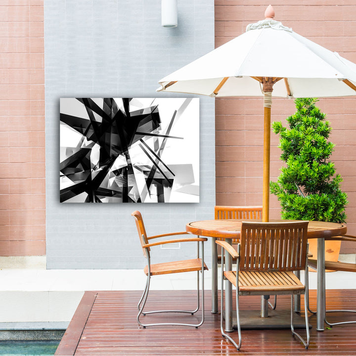 Ready2HangArt Indoor/Outdoor Wall Décor 'Vibrant Geo V' in ArtPlexi by NXN Designs