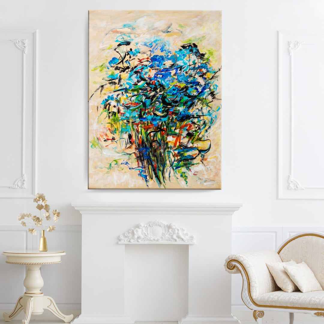 One of a Kind Original 'Blues Boutique' by Karen H. Salup