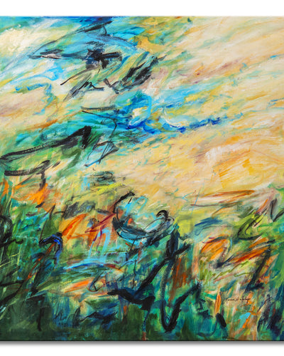 One of a Kind Original 'Birthday Celebration' by Karen H. Salup