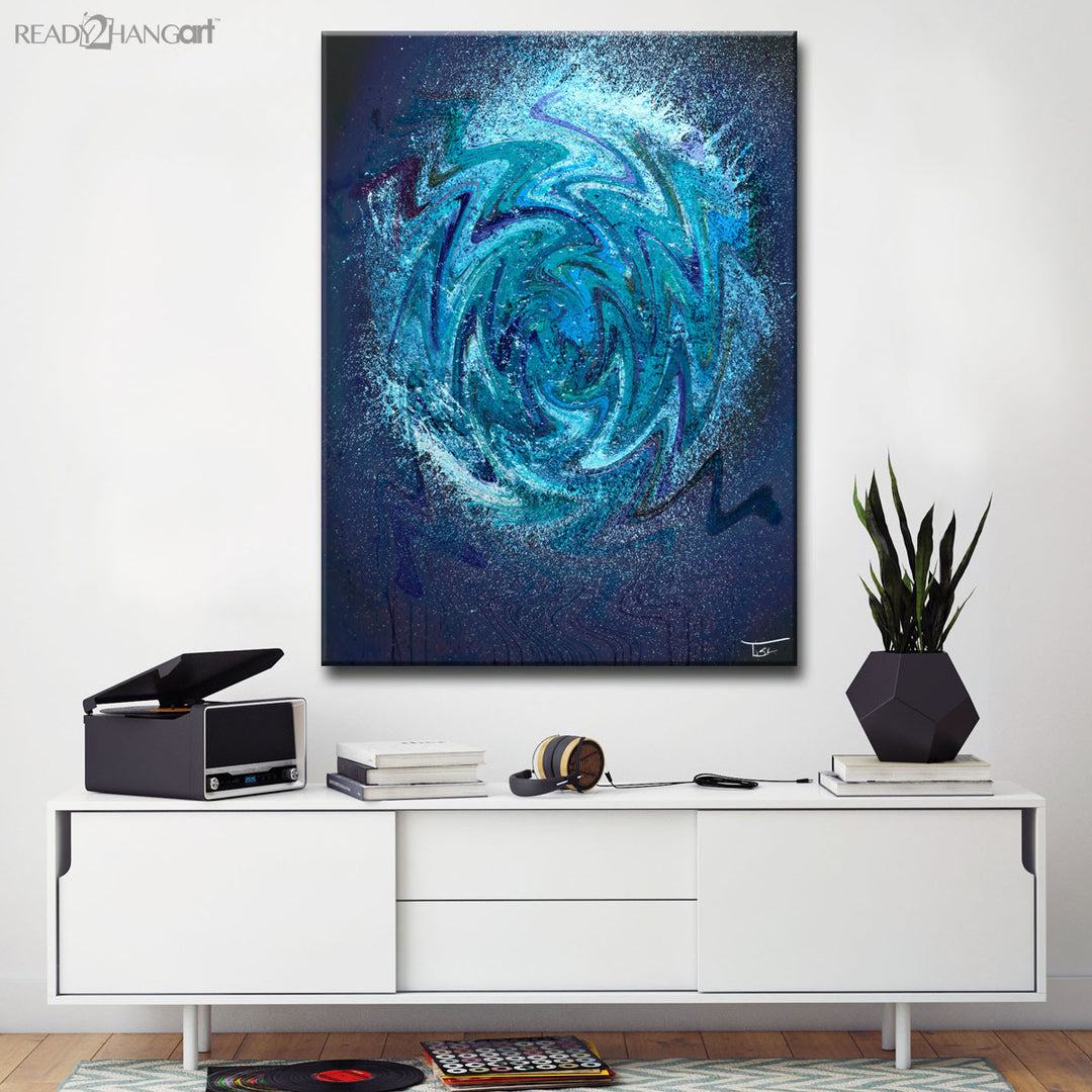 Aqueous Trance XI' Wrapped Canvas Wall Art