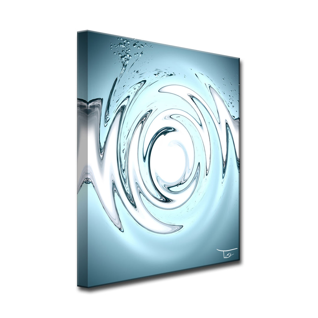 Aqueous Trance XVII' Wrapped Canvas Wall Art