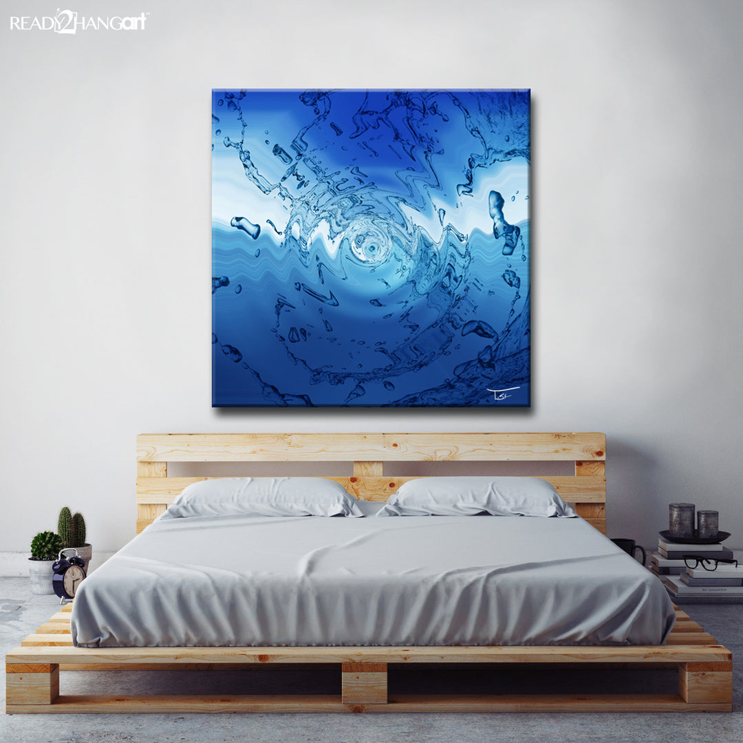 Aqueous Trance XXI' Wrapped Canvas Wall Art