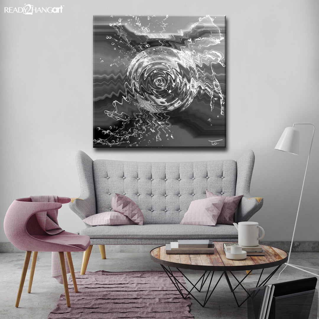 Aqueous Trance XXII' Wrapped Canvas Wall Art