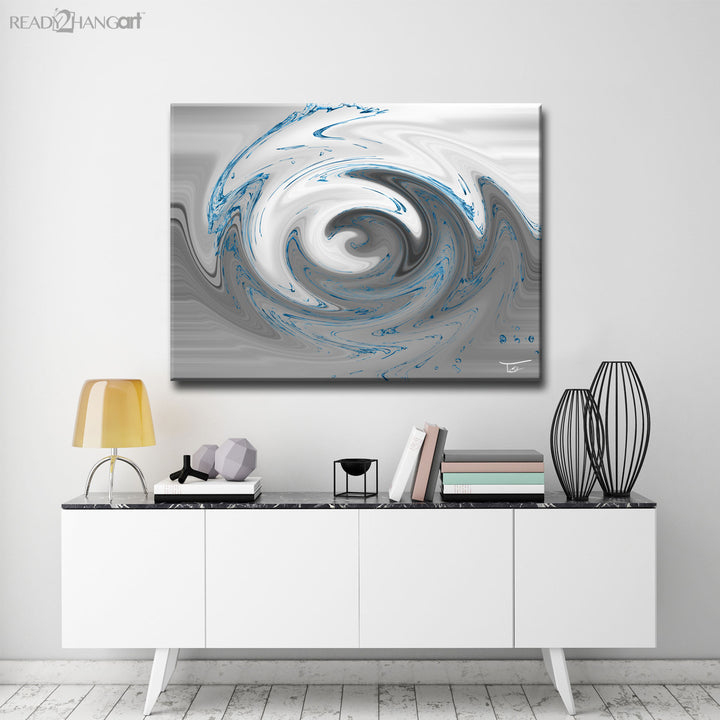 Aqueous Trance XXIII' Wrapped Canvas Wall Art