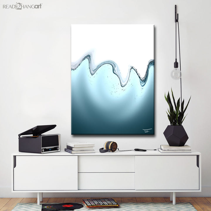 Aqueous Trance XXV' Wrapped Canvas Wall Art