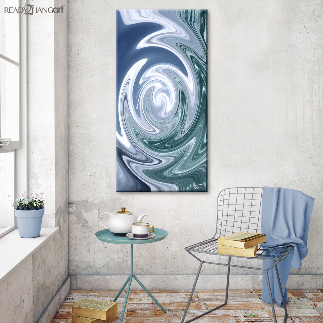 Aqueous Trance XXVI' Wrapped Canvas Wall Art