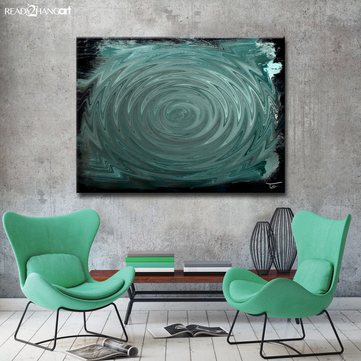Aqueous Trance XXXI' Wrapped Canvas Wall Art