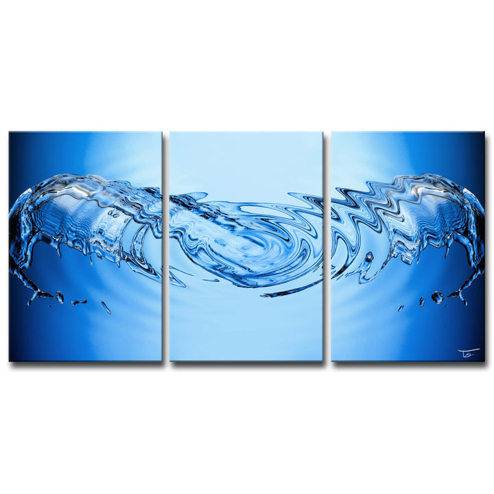 Aqueous Trance XXXI' Wrapped Canvas Wall Art Set
