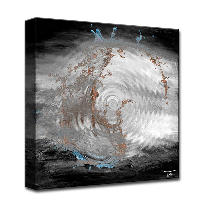 Aqueous Trance V' Wrapped Canvas Wall Art