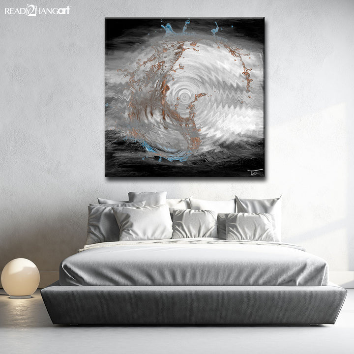 Aqueous Trance V' Wrapped Canvas Wall Art
