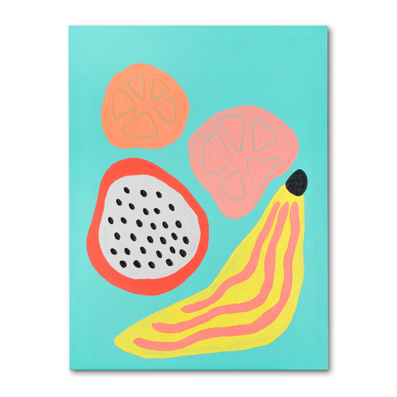 'Fruity Friday' Wrapped Canvas Wall Art