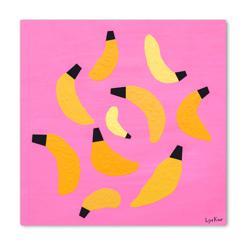 'That's Just Bananas' Wrapped Canvas Wall Art