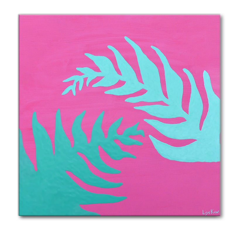 'Tequiero' Wrapped Canvas Tropical Wall Art