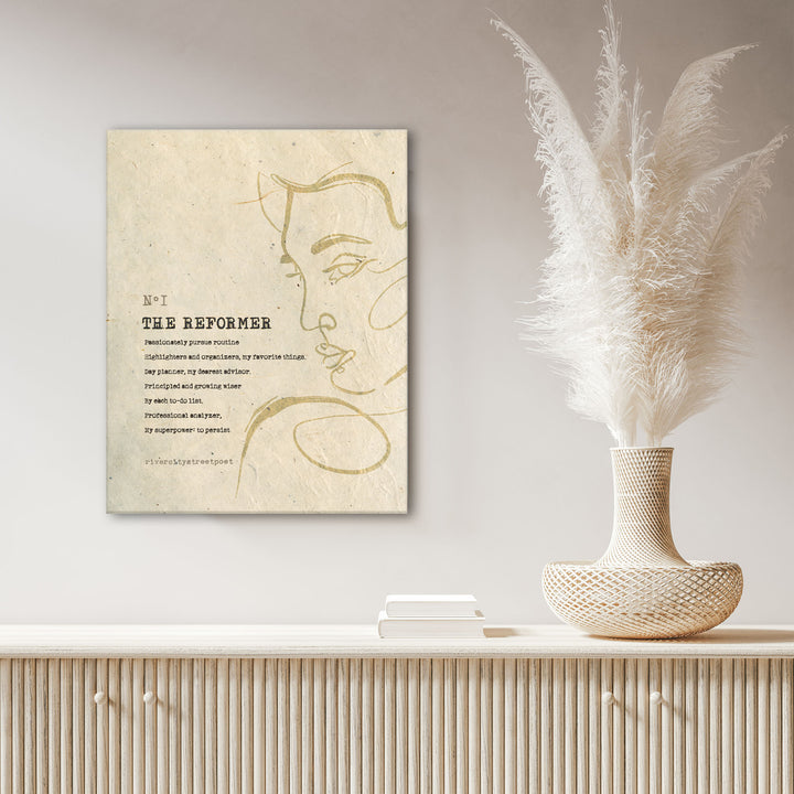 Enneagram No.1 'The Reformer' Poetic Wall Art