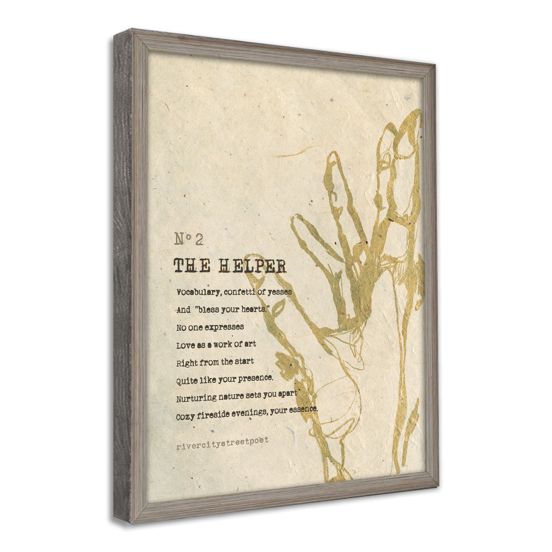 Enneagram No.2 'The Helper' Poetic Wall Art