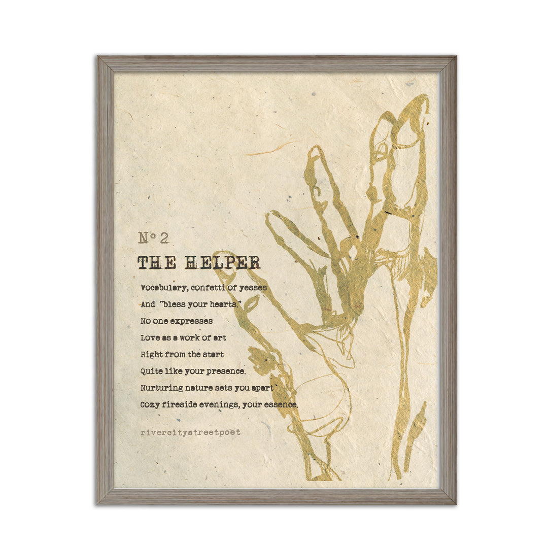 Enneagram No.2 'The Helper' Poetic Wall Art