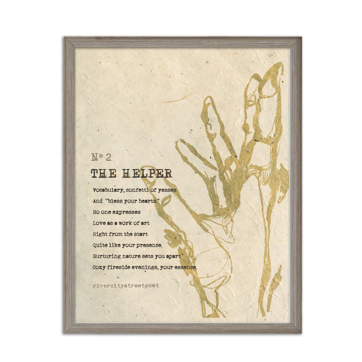 Enneagram No.2 'The Helper' Poetic Wall Art