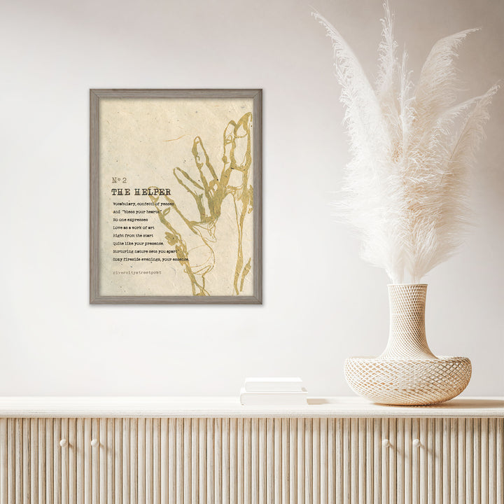 Enneagram No.2 'The Helper' Poetic Wall Art