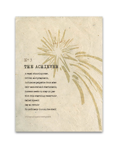 Enneagram No.3 'The Achiever' Poetic Wall Art