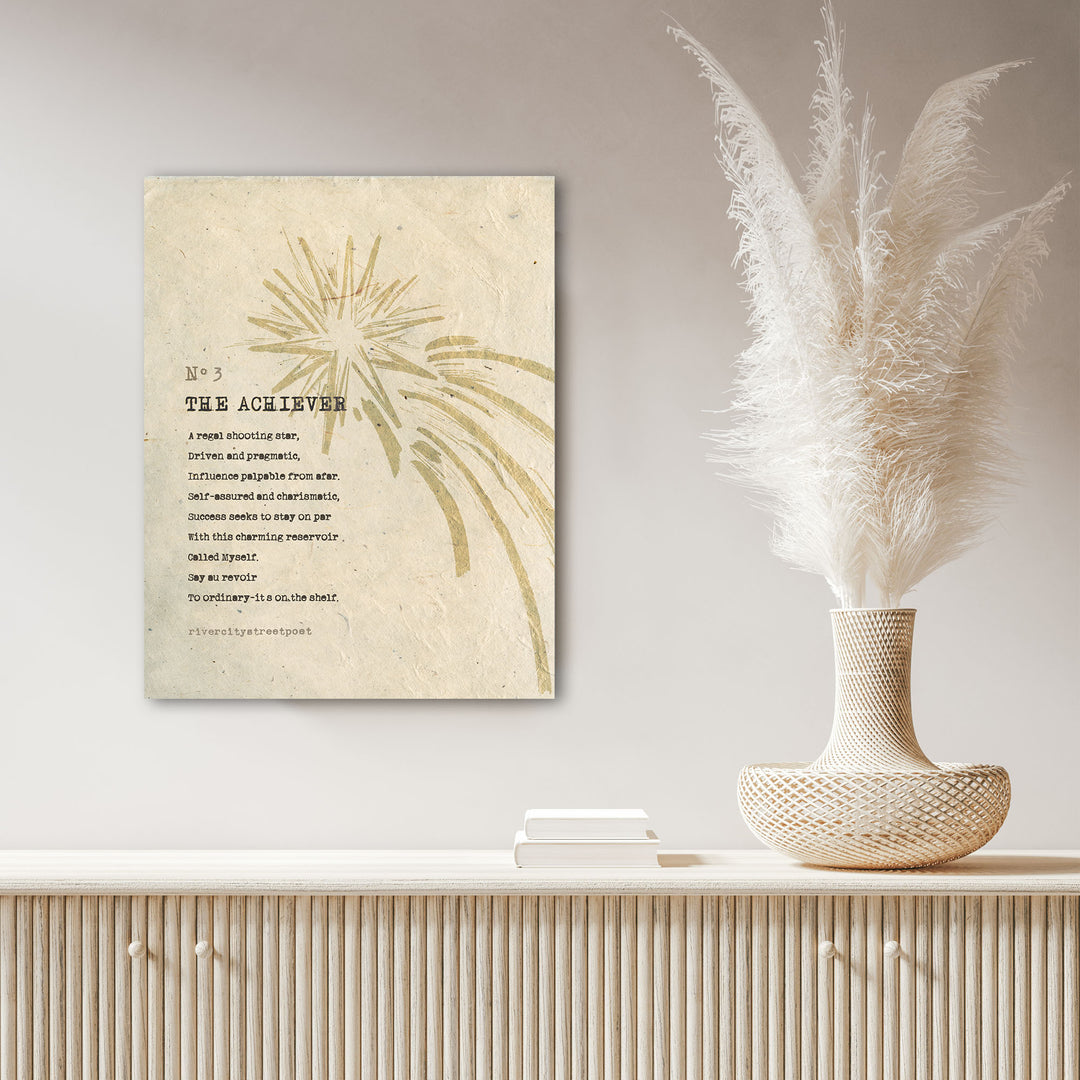 Enneagram No.3 'The Achiever' Poetic Wall Art