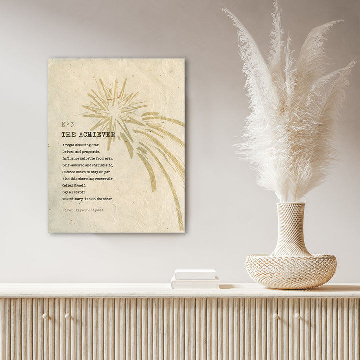 Enneagram No.3 'The Achiever' Poetic Wall Art