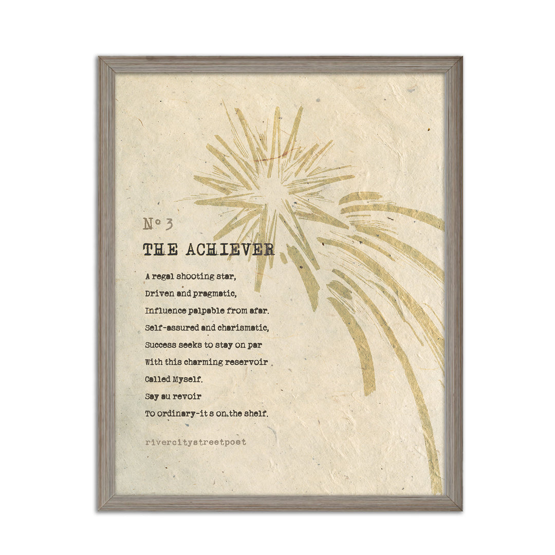Enneagram No.3 'The Achiever' Poetic Wall Art