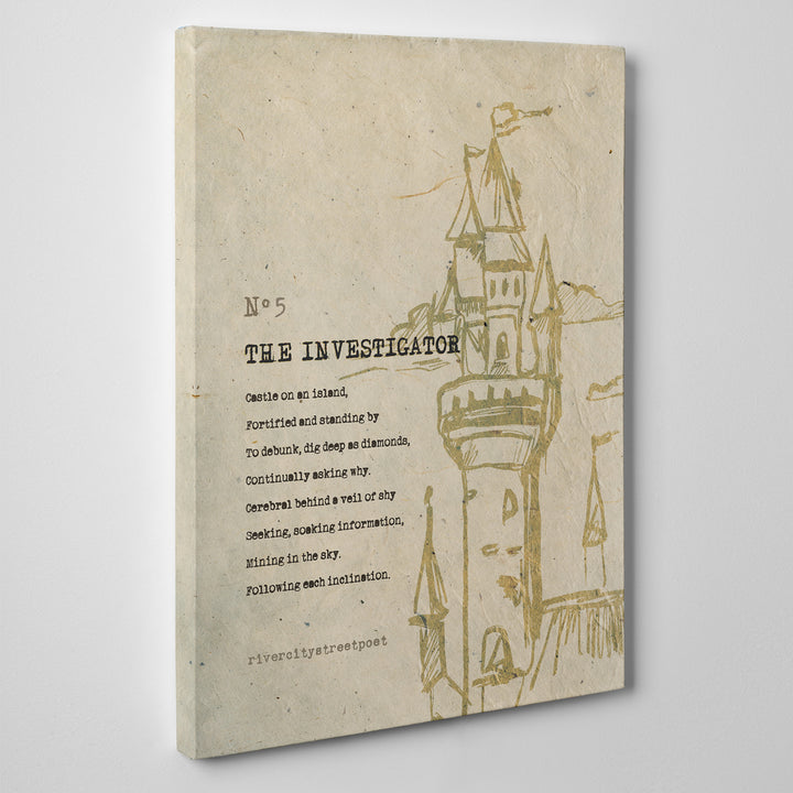 Enneagram No.5 'The Investigator' Poetic Wall Art