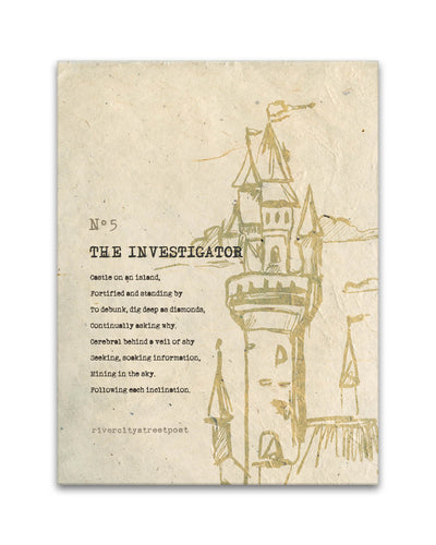 Enneagram No.5 'The Investigator' Poetic Wall Art