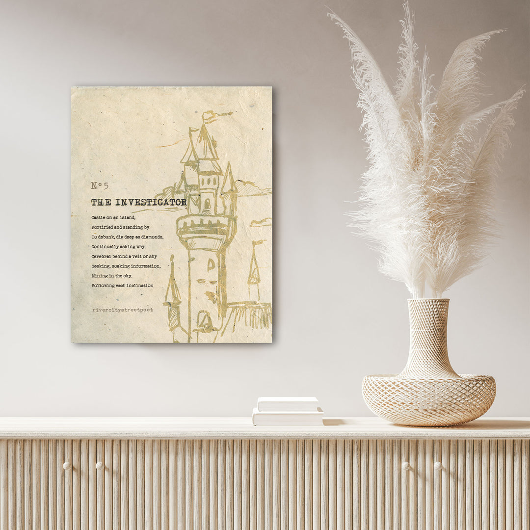 Enneagram No.5 'The Investigator' Poetic Wall Art