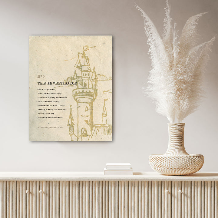 Enneagram No.5 'The Investigator' Poetic Wall Art