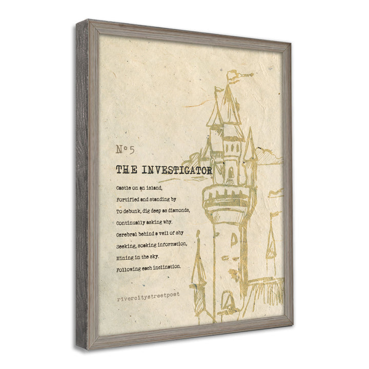 Enneagram No.5 'The Investigator' Poetic Wall Art