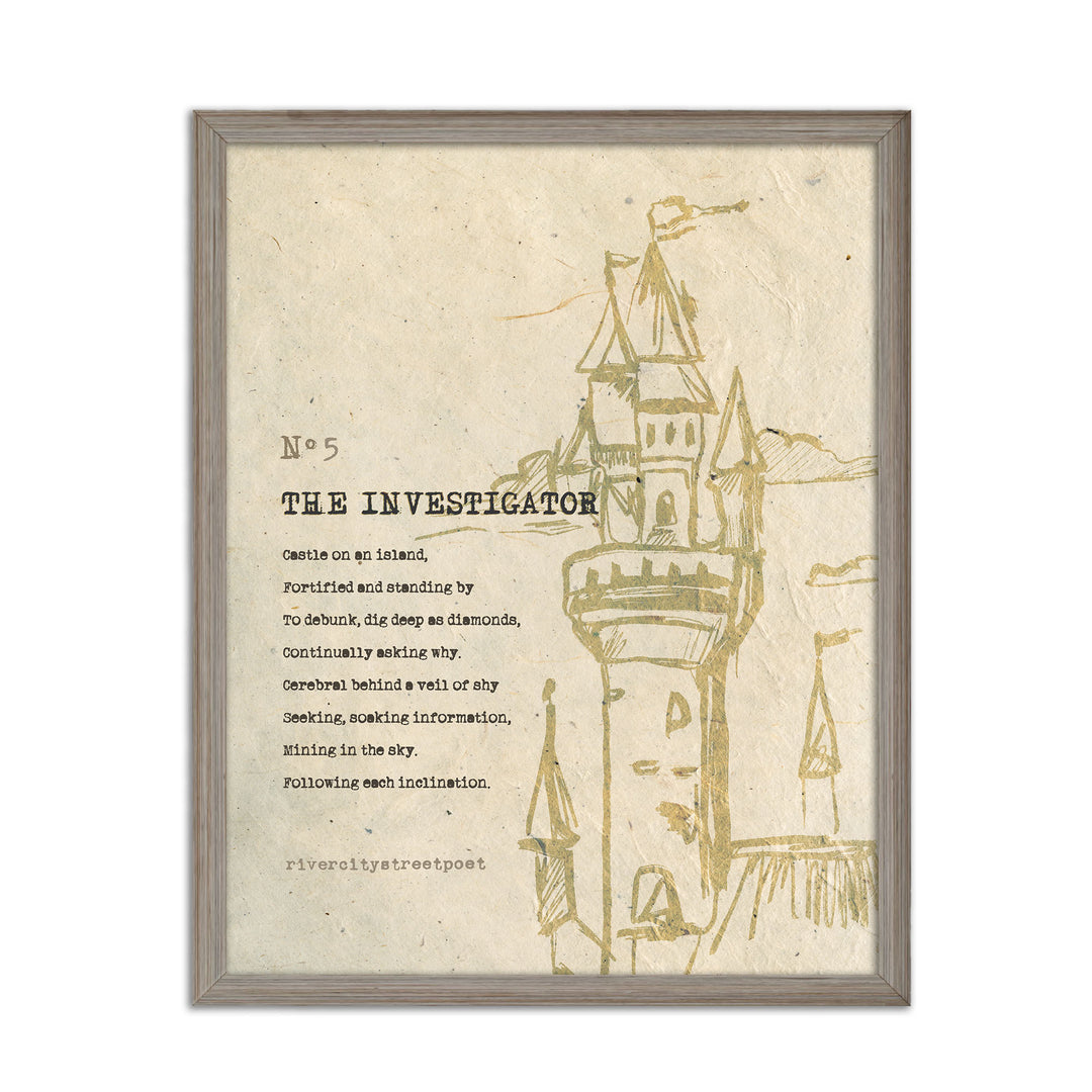 Enneagram No.5 'The Investigator' Poetic Wall Art