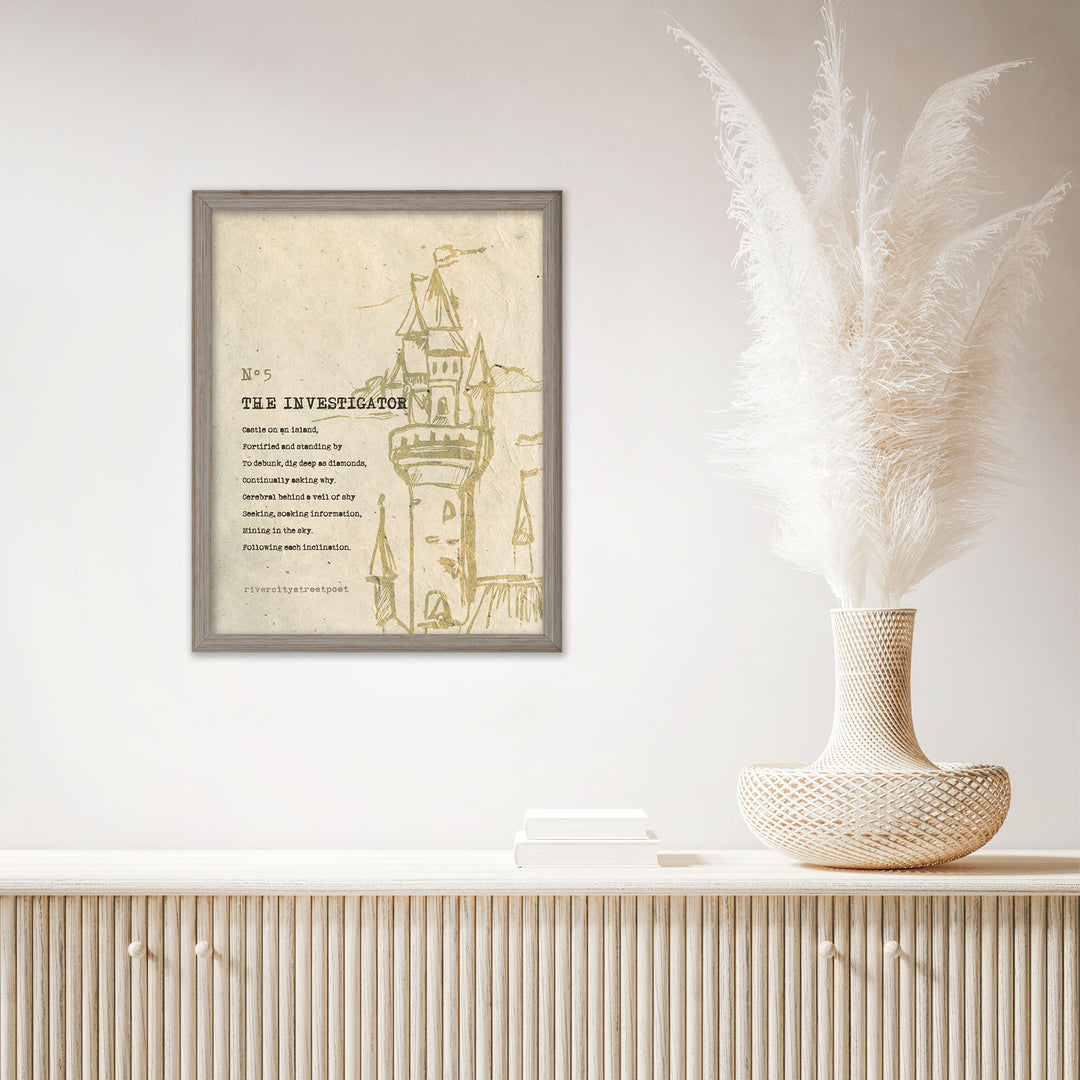 Enneagram No.5 'The Investigator' Poetic Wall Art