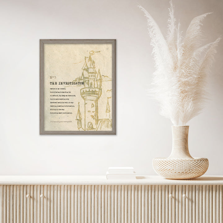 Enneagram No.5 'The Investigator' Poetic Wall Art