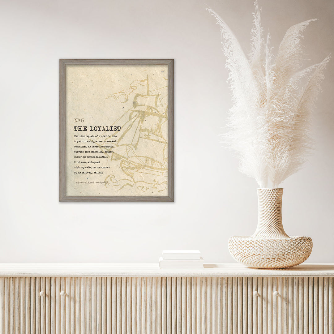 Enneagram No.6 'The Loyalist' Poetic Wall Art